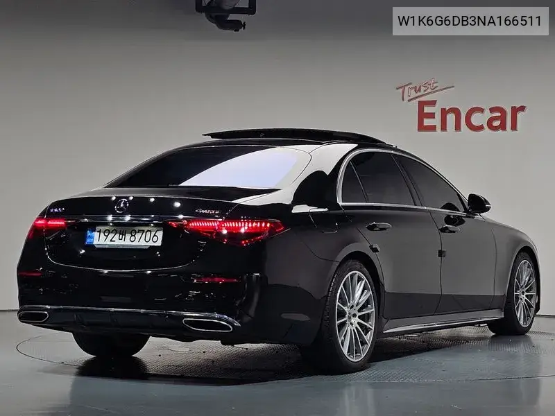 MERCEDES S-KLASSE 2022, VIN W1K6G6DB3NA166511