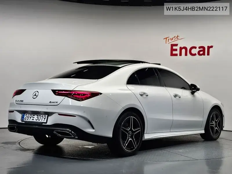 2021 MERCEDES CLA-KLASSE VIN W1K5J4HB2MN222117 — фото 2