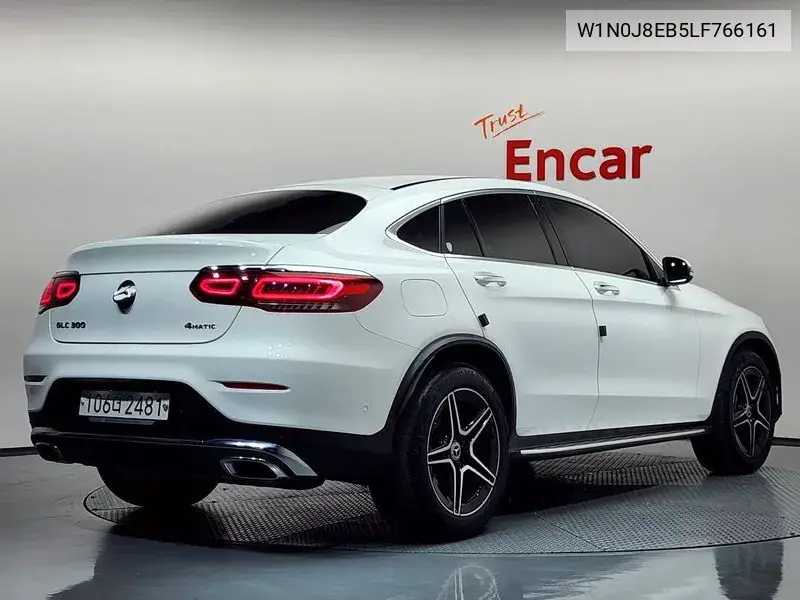 2020 MERCEDES GLC VIN W1N0J8EB5LF766161 — фото 2