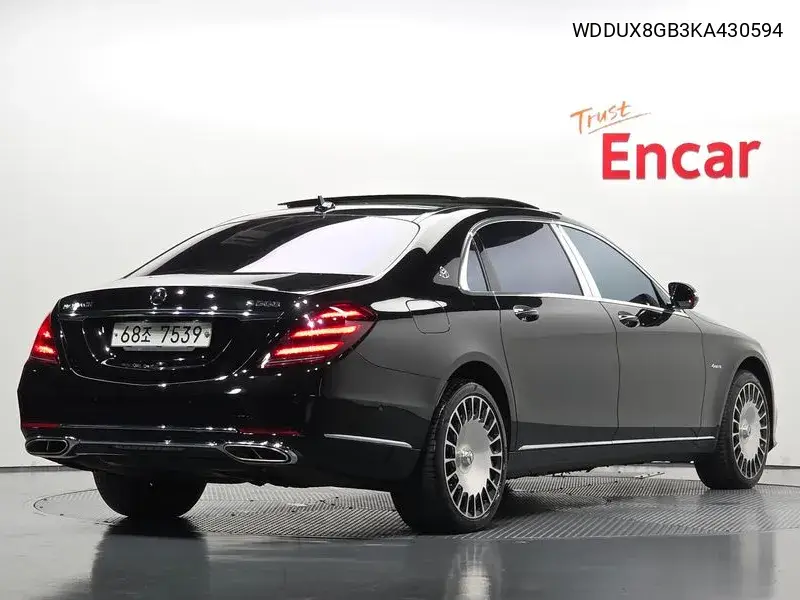 MERCEDES S-KLASSE 2019, VIN WDDUX8GB3KA430594