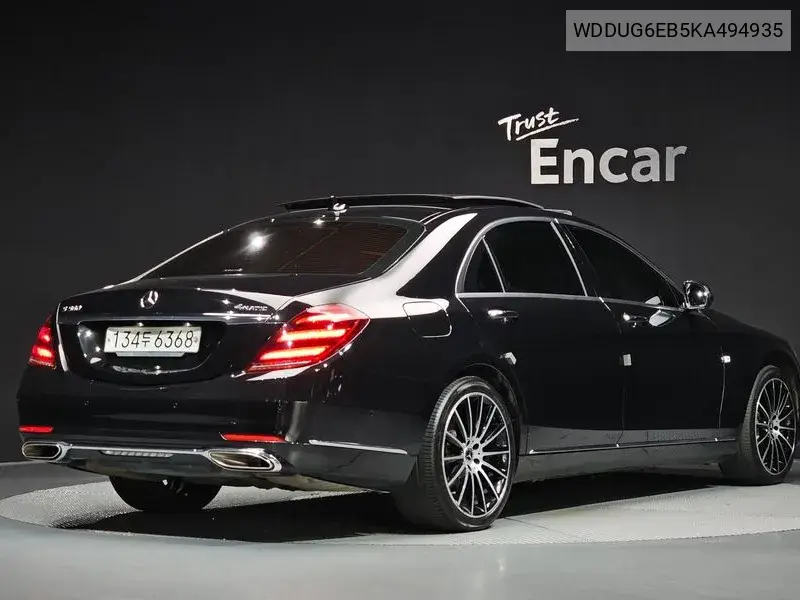 2019 MERCEDES S-KLASSE VIN WDDUG6EB5KA494935 — фото 2