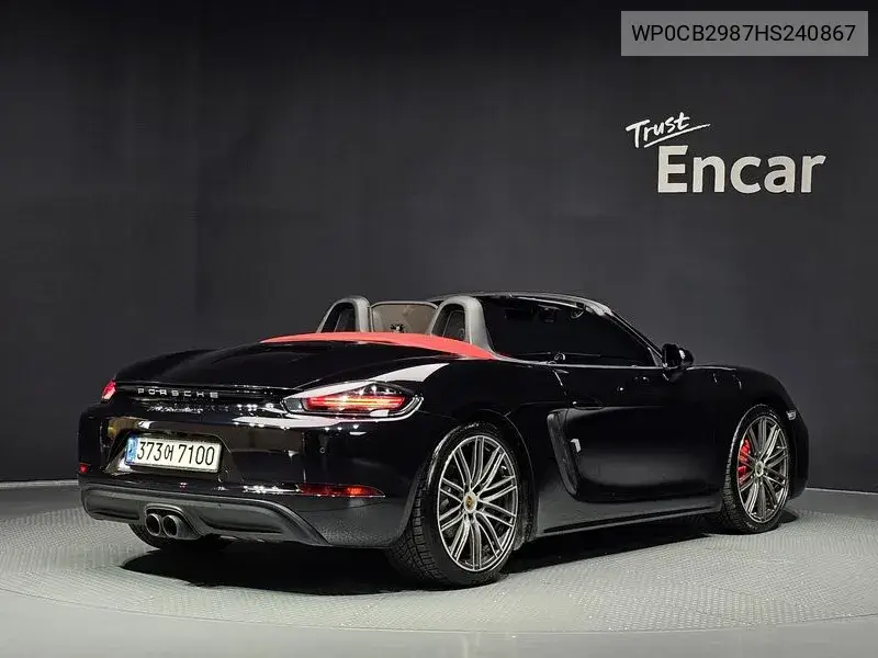 2017 PORSCHE N/A VIN WP0CB2987HS240867 — фото 2