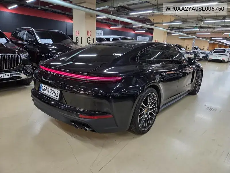 2025 PORSCHE PANAMERA VIN WP0AA2YA0SL006750 — фото 2