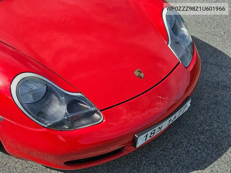 PORSCHE BOXSTER 2001, VIN WP0ZZZ98Z1U601966