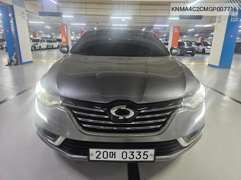 RENAULT SAMSUNG SM6 2016, VIN KNMA4C2CMGP007716