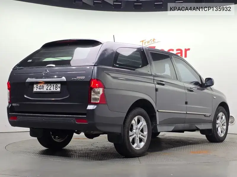 2012 SSANGYONG KORANDO SPORTS VIN KPACA4AN1CP135932 — фото 2