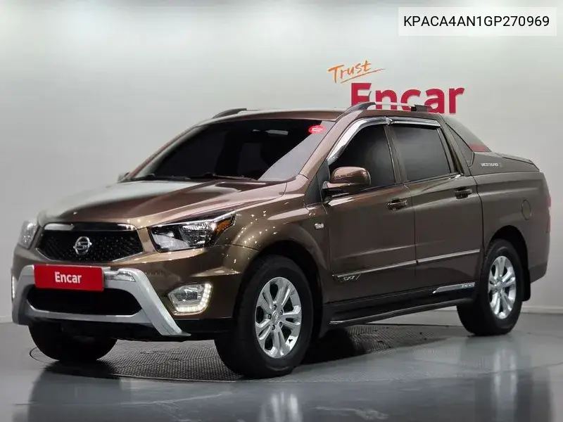 SSANGYONG KORANDO SPORTS 2016, VIN KPACA4AN1GP270969