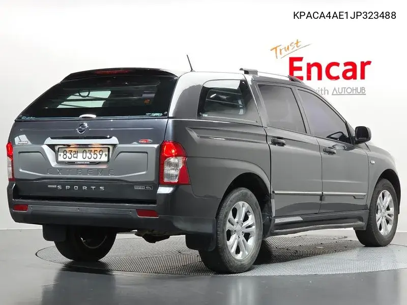 2017 SSANGYONG KORANDO SPORTS VIN KPACA4AE1JP323488 — фото 2