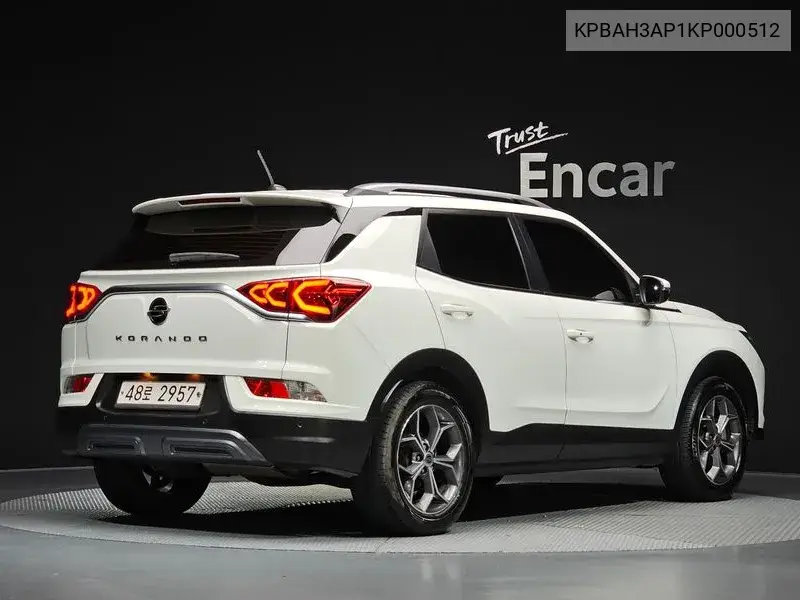 2019 SSANGYONG KORANDO VIN KPBAH3AP1KP000512 — фото 2