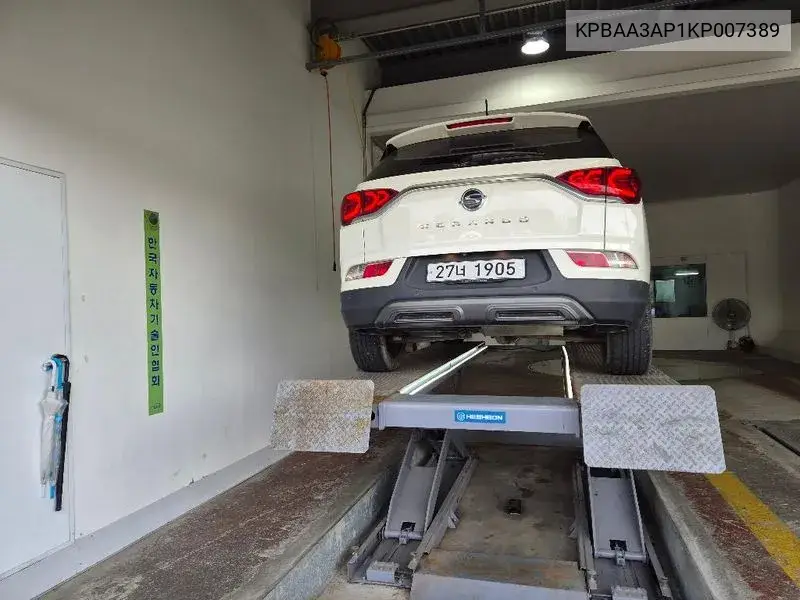 2019 SSANGYONG KORANDO VIN KPBAA3AP1KP007389 — фото 2