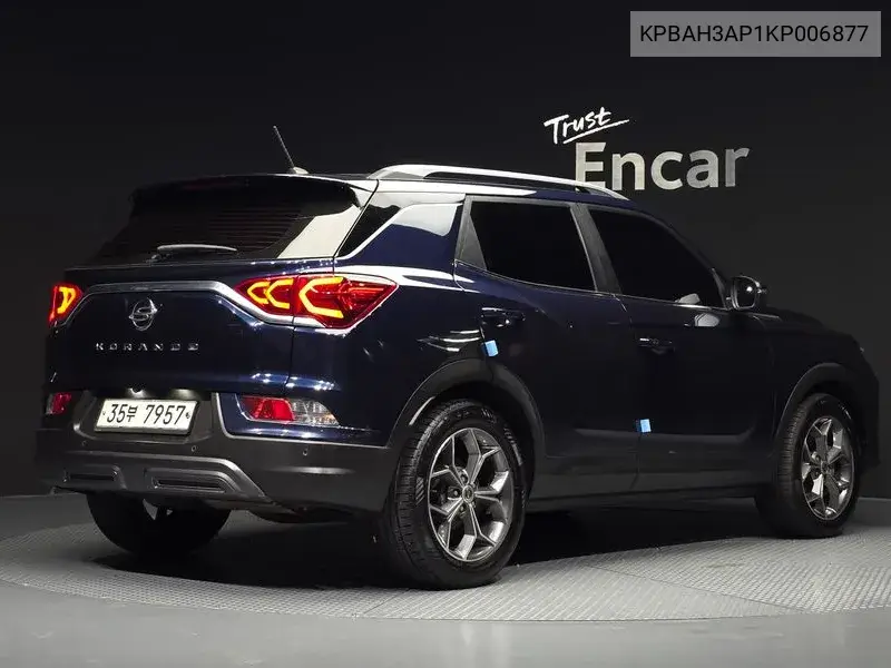 SSANGYONG KORANDO 2019, VIN KPBAH3AP1KP006877