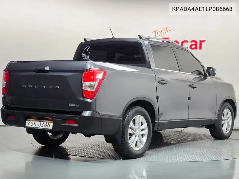 2019 SSANGYONG REXTON SPORTS VIN KPADA4AE1LP086668 — фото 2