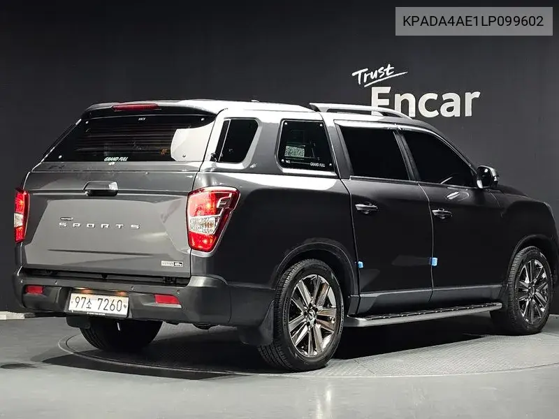 2020 SSANGYONG REXTON SPORTS VIN KPADA4AE1LP099602 — фото 2