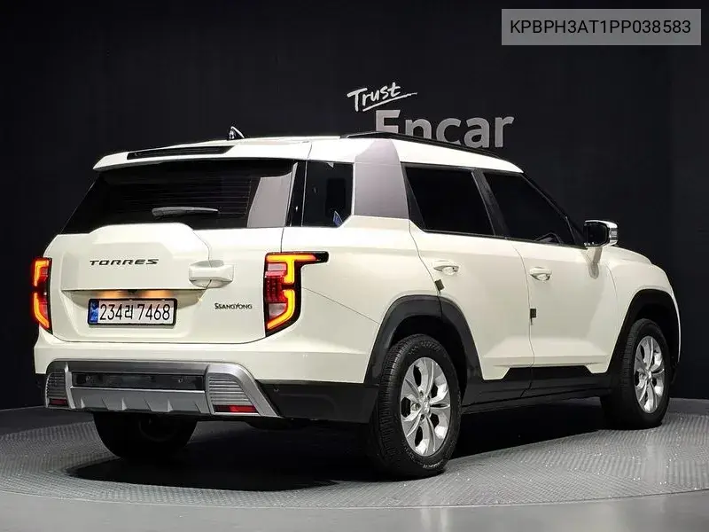 2023 SSANGYONG TORRES VIN KPBPH3AT1PP038583 — фото 2