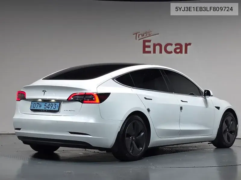 TESLA MODEL 3 2020, VIN 5YJ3E1EB3LF809724