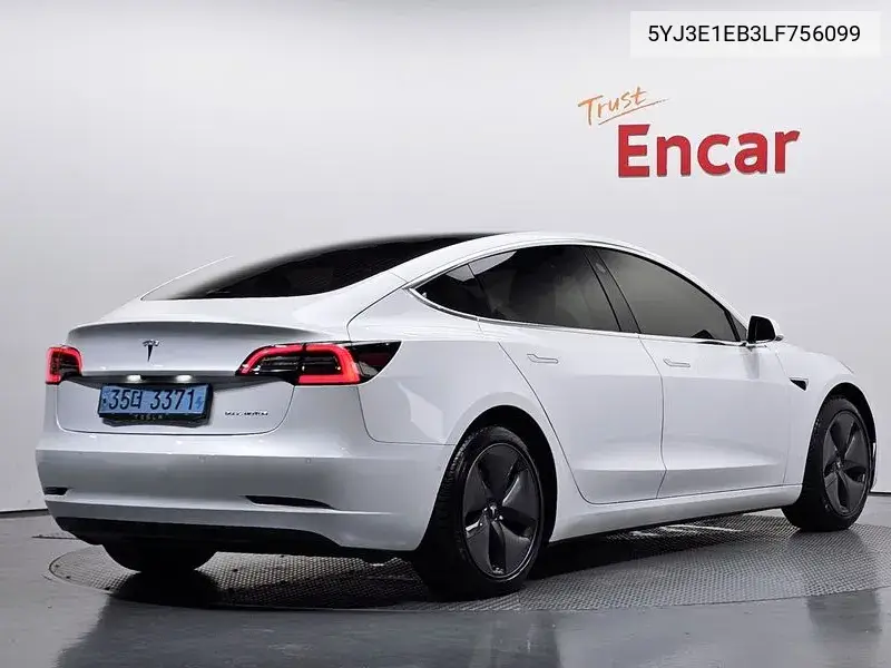 TESLA MODEL 3 2020, VIN 5YJ3E1EB3LF756099