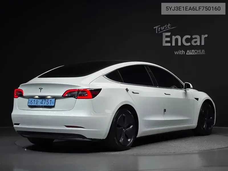 TESLA MODEL 3 2020, VIN 5YJ3E1EA6LF750160