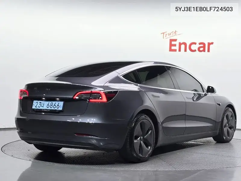 TESLA MODEL 3 2020, VIN 5YJ3E1EB0LF724503