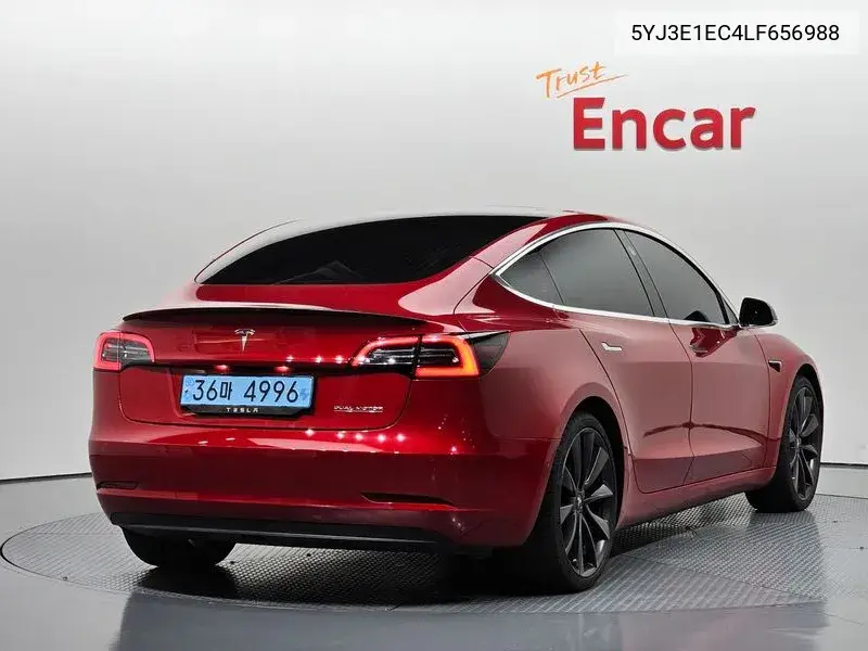 TESLA MODEL 3 2020, VIN 5YJ3E1EC4LF656988