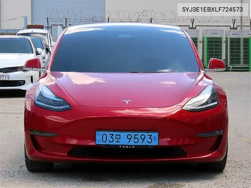 TESLA MODEL 3 2020, VIN 5YJ3E1EBXLF724573