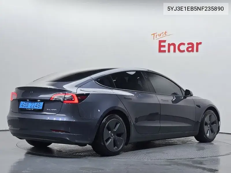 2022 TESLA MODEL 3 VIN 5YJ3E1EB5NF235890 — фото 2