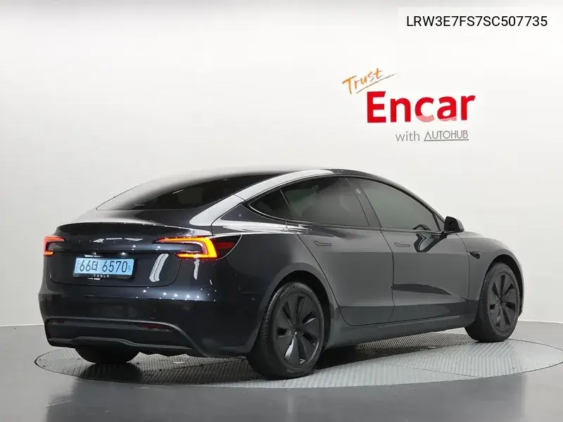 2025 TESLA MODEL 3 VIN LRW3E7FS7SC507735 — фото 2