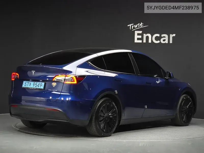 2021 TESLA MODEL Y VIN 5YJYGDED4MF238975 — фото 2