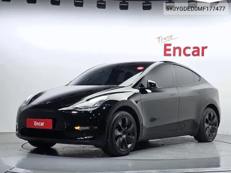 TESLA MODEL Y 2021, VIN 5YJYGDED0MF177477