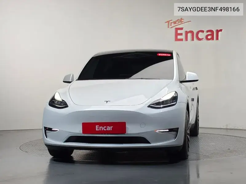 2022 TESLA MODEL Y VIN 7SAYGDEE3NF498166 — фото 3