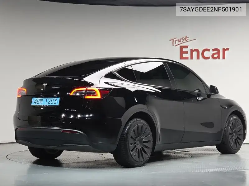 TESLA MODEL Y 2022, VIN 7SAYGDEE2NF501901