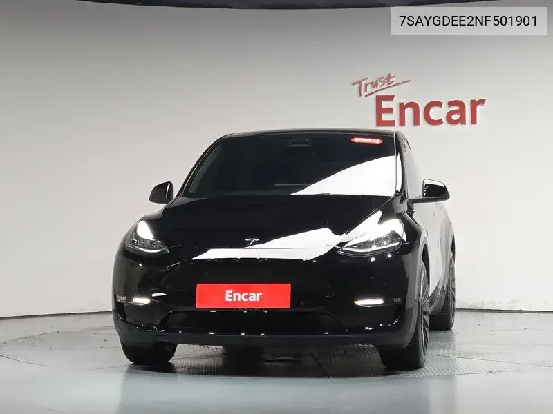 2022 TESLA MODEL Y VIN 7SAYGDEE2NF501901 — фото 2