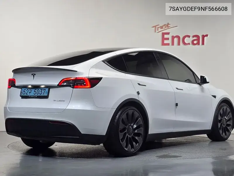 TESLA MODEL Y 2022, VIN 7SAYGDEF9NF566608