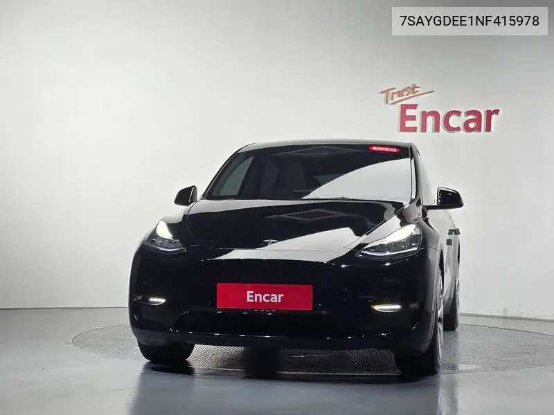 2022 TESLA MODEL Y VIN 7SAYGDEE1NF415978 — фото 2