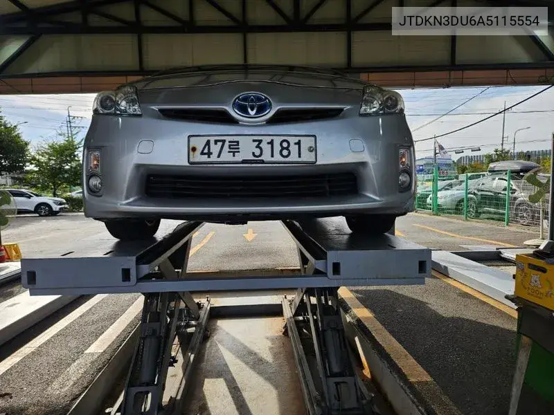 TOYOTA PRIUS 2010, VIN JTDKN3DU6A5115554