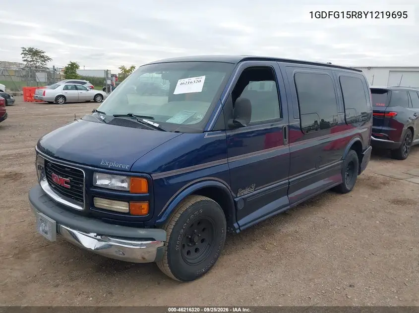 2000 GMC SAVANA VIN 1GDFG15R8Y1219695 — фото 2