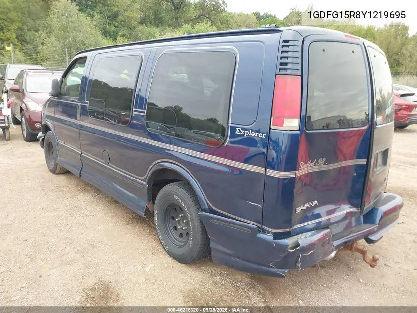 2000 GMC SAVANA VIN 1GDFG15R8Y1219695 — фото 3