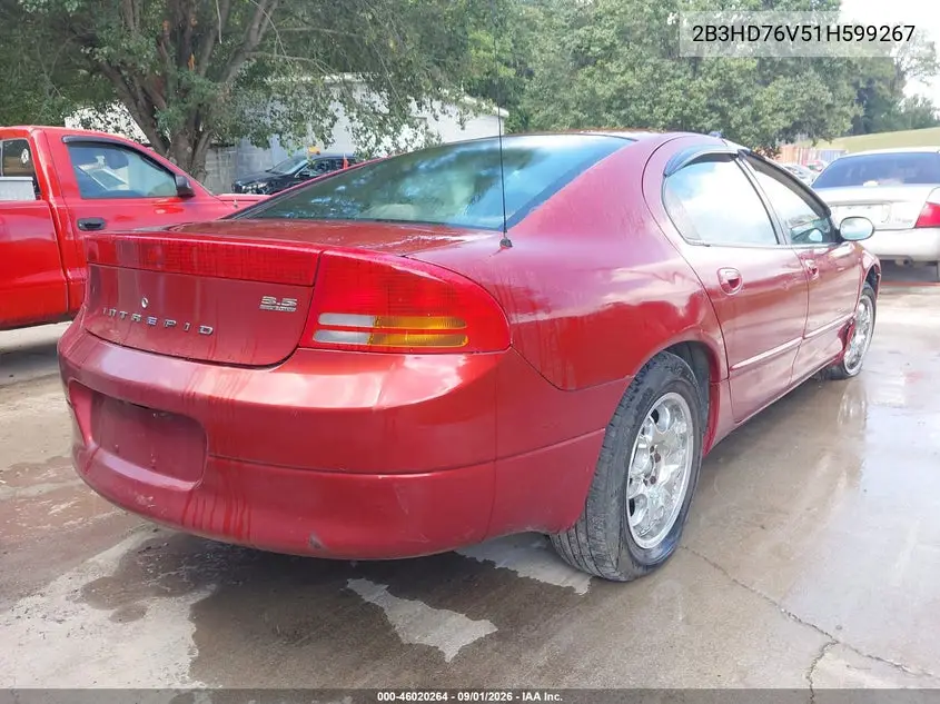2001 DODGE INTREPID VIN 2B3HD76V51H599267 — фото 4
