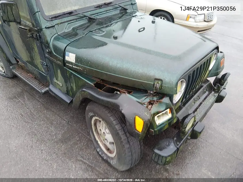 2001 JEEP WRANGLER VIN 1J4FA29P21P350056 — фото 6
