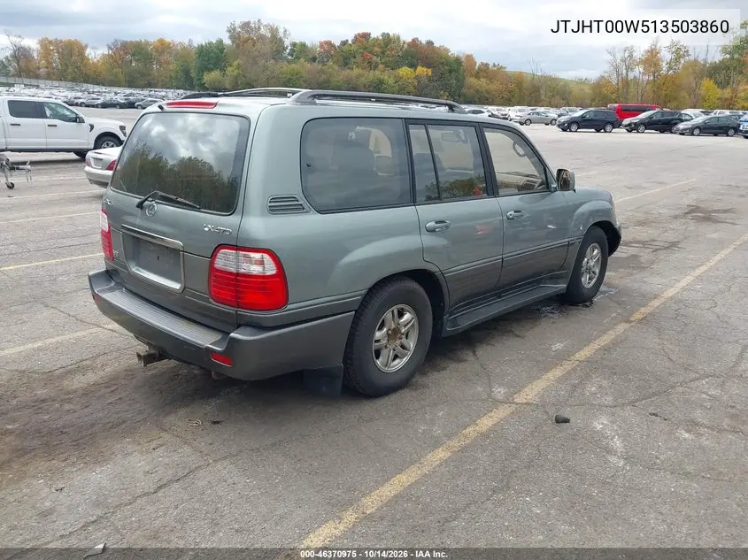 2001 LEXUS LX VIN JTJHT00W513503860 — фото 4