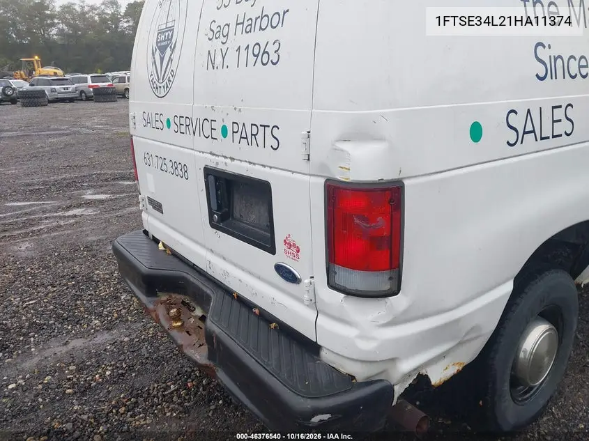 2001 FORD ECONOLINE VIN 1FTSE34L21HA11374 — фото 6