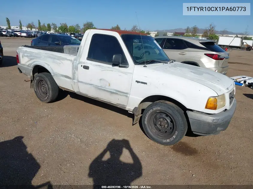 FORD RANGER 2001, VIN 1FTYR10CX1PA60773