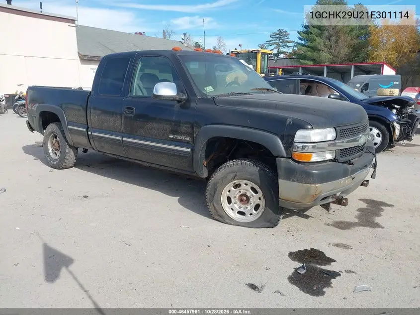 CHEVROLET SILVERADO 2001, VIN 1GCHK29U21E301114