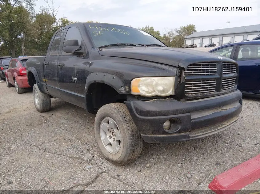 DODGE RAM 2002, VIN 1D7HU18Z62J159401