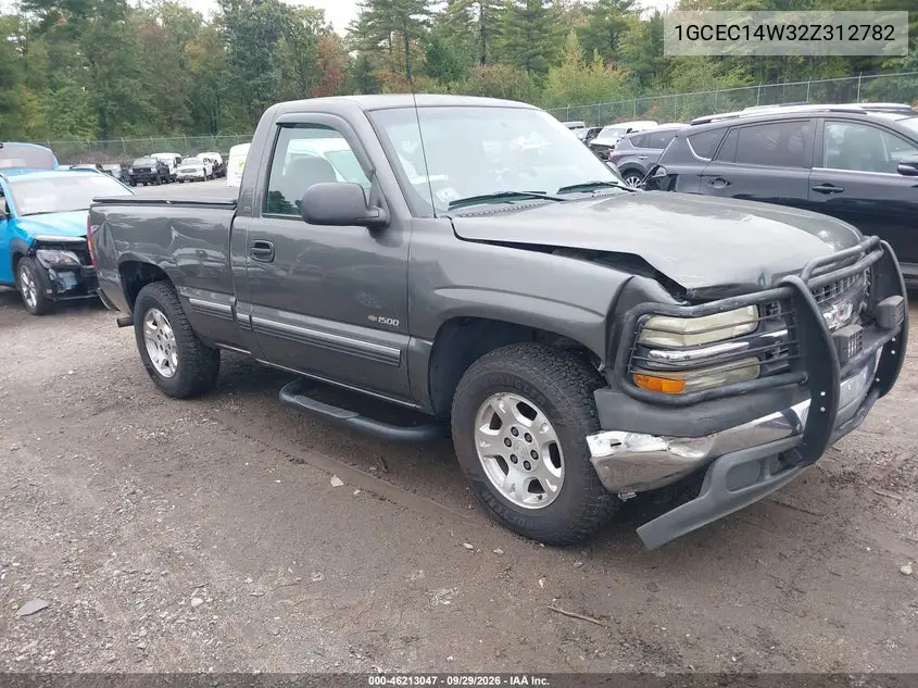 CHEVROLET SILVERADO 2002, VIN 1GCEC14W32Z312782