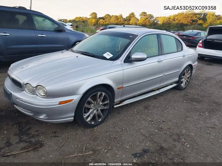 2002 JAGUAR X-TYPE VIN SAJEA53D52XC09358 — фото 2