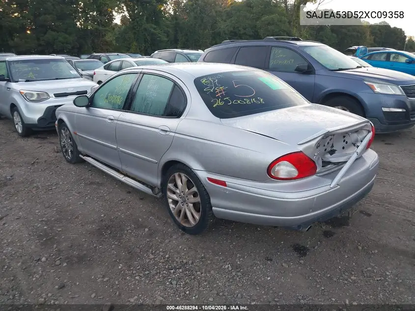 2002 JAGUAR X-TYPE VIN SAJEA53D52XC09358 — фото 3