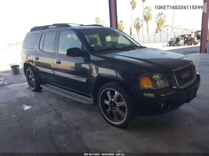 GMC ENVOY 2003, VIN 1GKET16S336115399