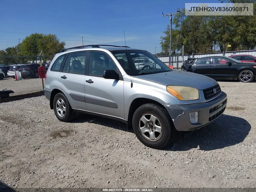 TOYOTA RAV 4 2003, VIN JTEHH20V836090871