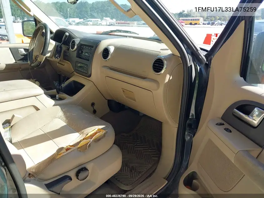 2003 FORD EXPEDITION VIN 1FMFU17L33LA75259 — фото 5