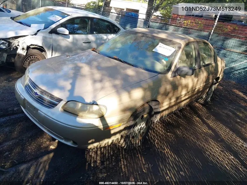 2003 CHEVROLET MALIBU VIN 1G1ND52J73M613249 — фото 2